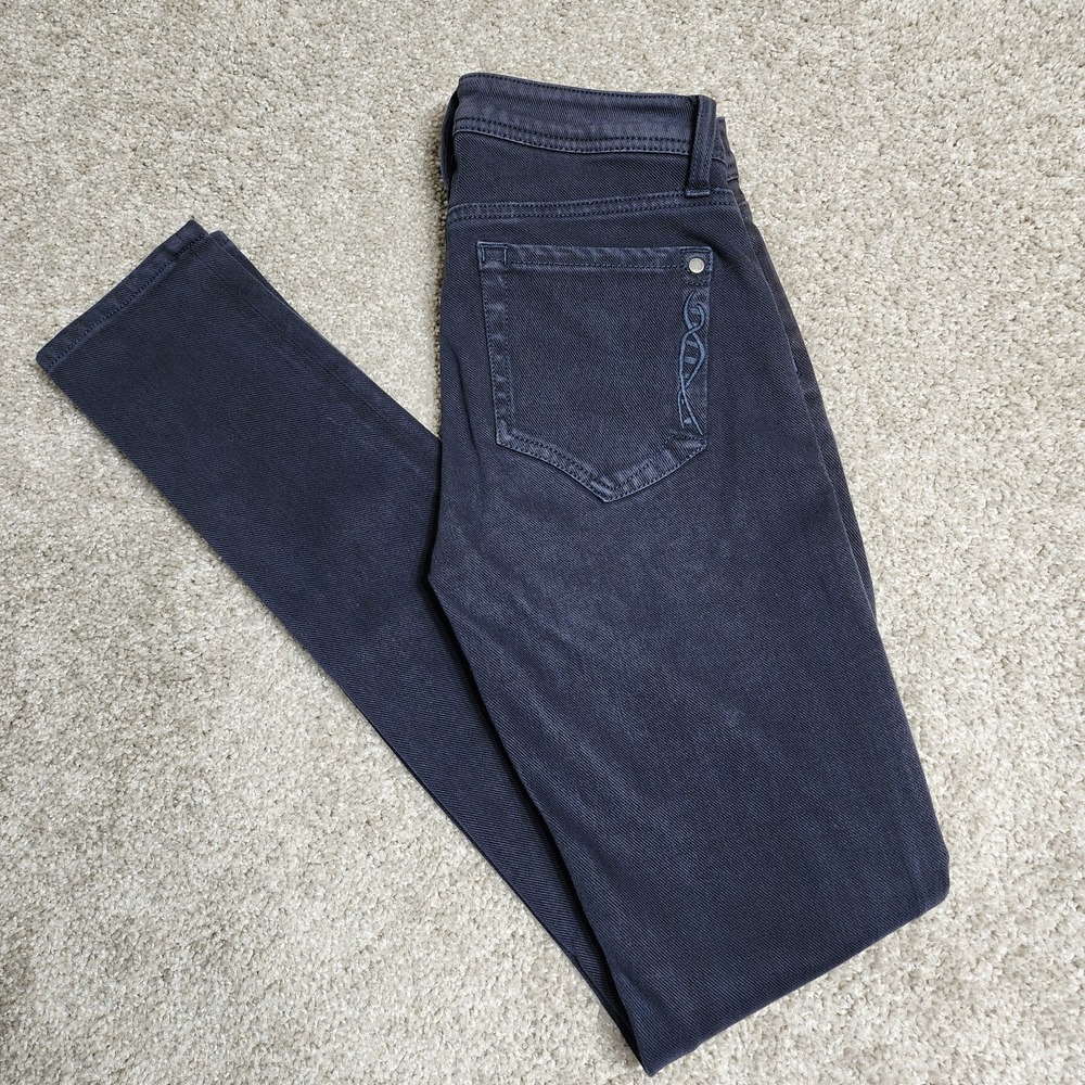 Genetic Denim The Twig Skinny Jeans Poison Dark Indigo Navy Size‎ 27 Stretch Y2K
